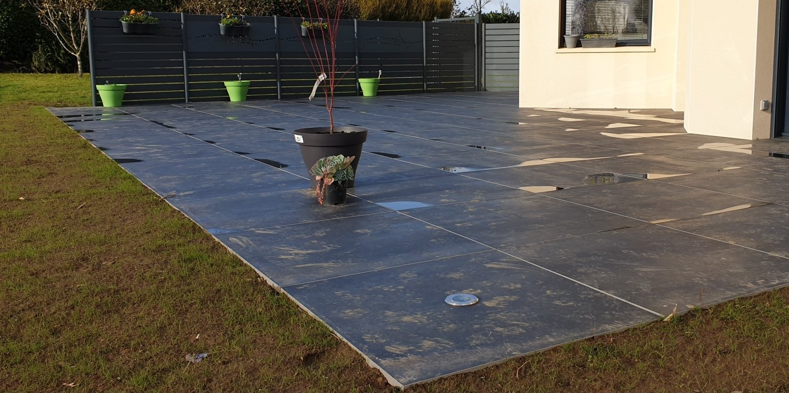 Réalisation d'une terrasse