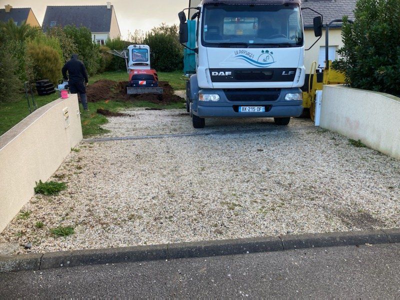 Avant - Béton lavé