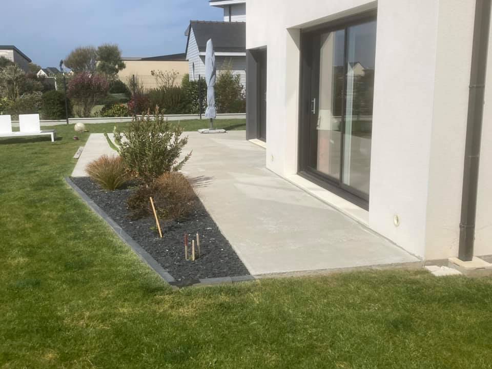 Avant - Terrasse en bois