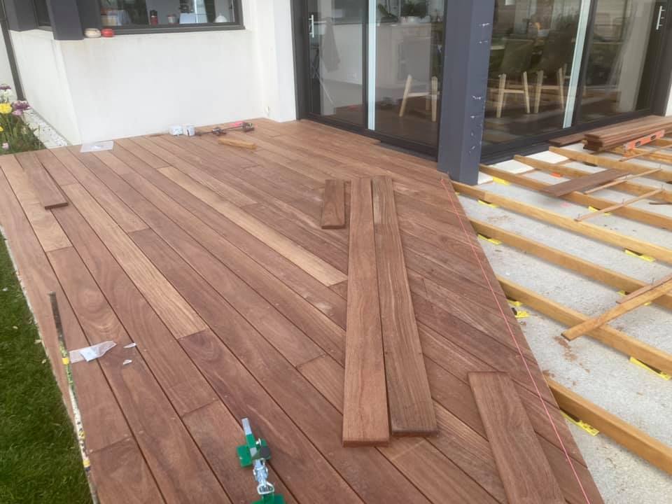 Pendant - Terrasse en bois