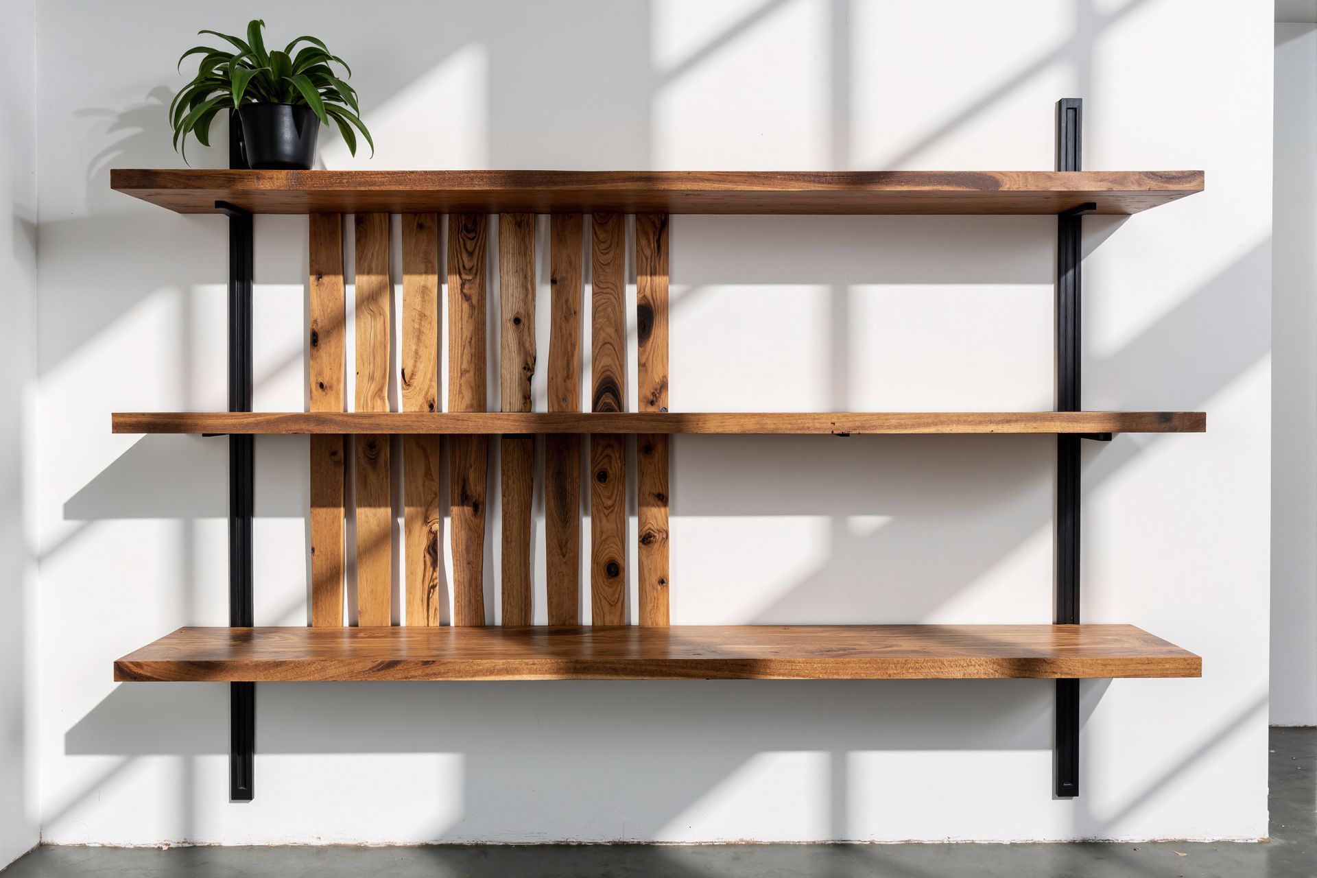 Étagères murales en bois sur mesure