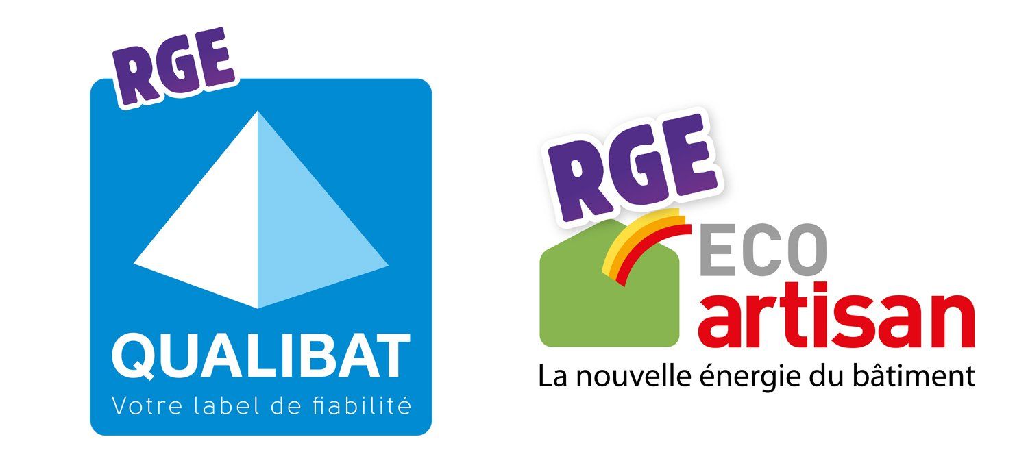 Logos RGE Qualibat Eco Artisan
