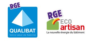 Logos RGE Qualibat Eco Artisan