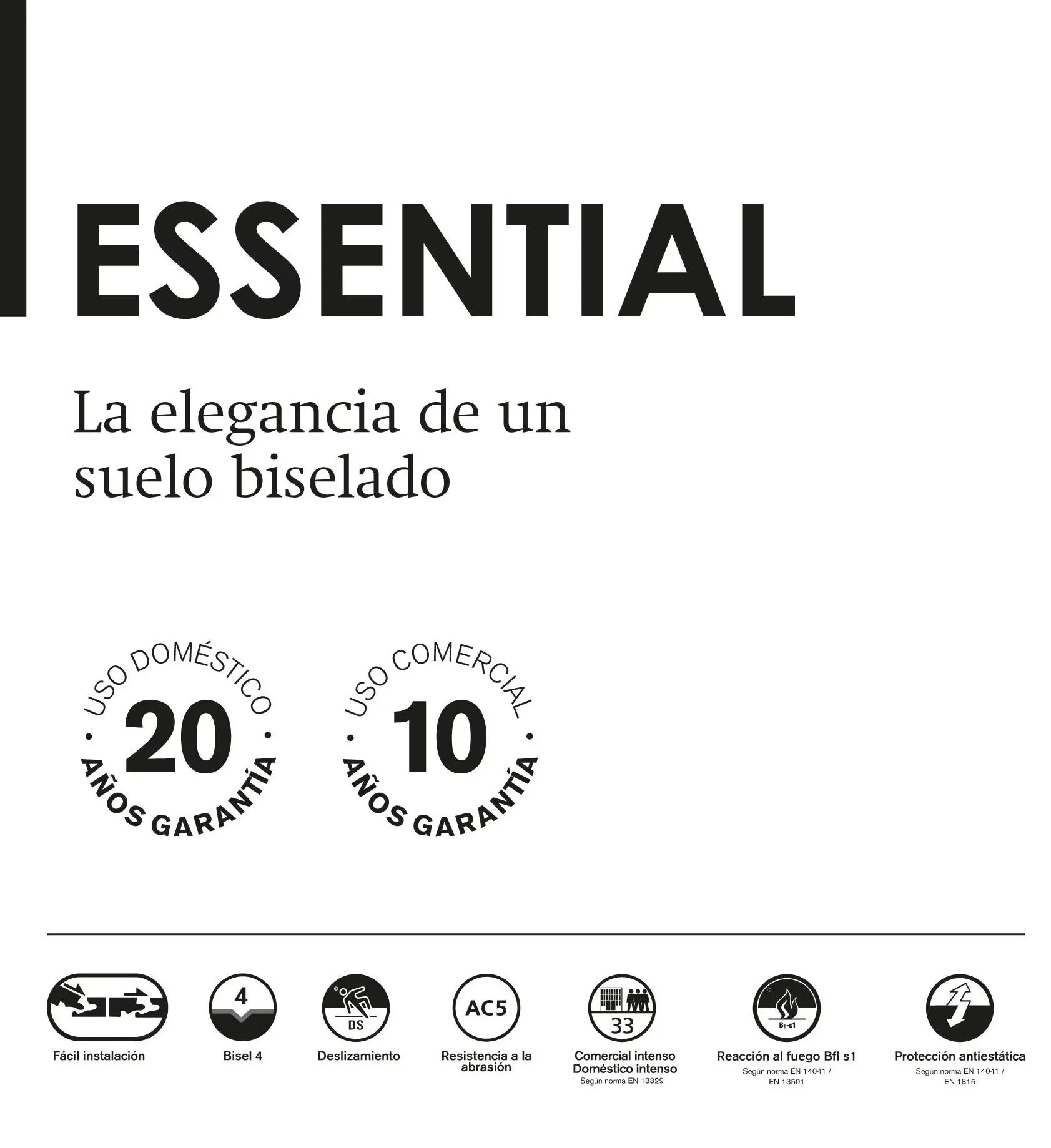 Logotipo para Gold Laminate Essential V4 con fondo dorado y texto blanco.