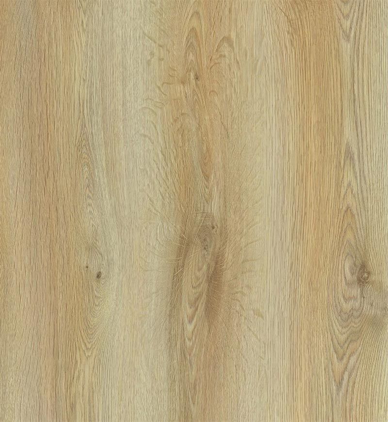 Piso de apariencia de madera de color claro con varios tonos de marrón y tostado, que muestran patrones de vetas.