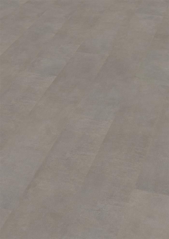 Baldosa de suelo rectangular de color gris con aspecto texturizado similar al hormigón.