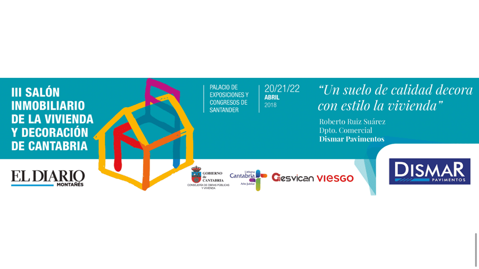 Un anuncio para un evento inmobiliario en español.