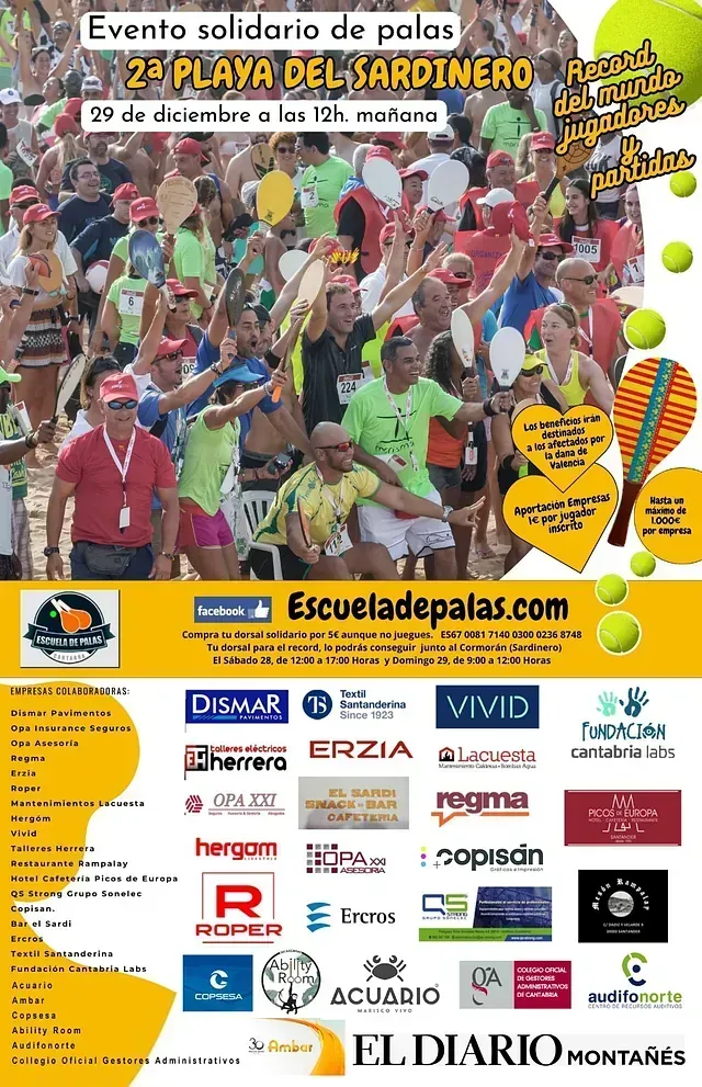 Un cartel para un torneo de tenis en España