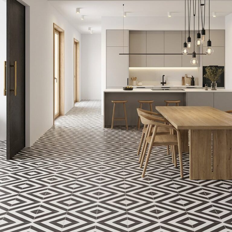 Faus RETRO S185210 BLACK&WHITE PATTERN TILE