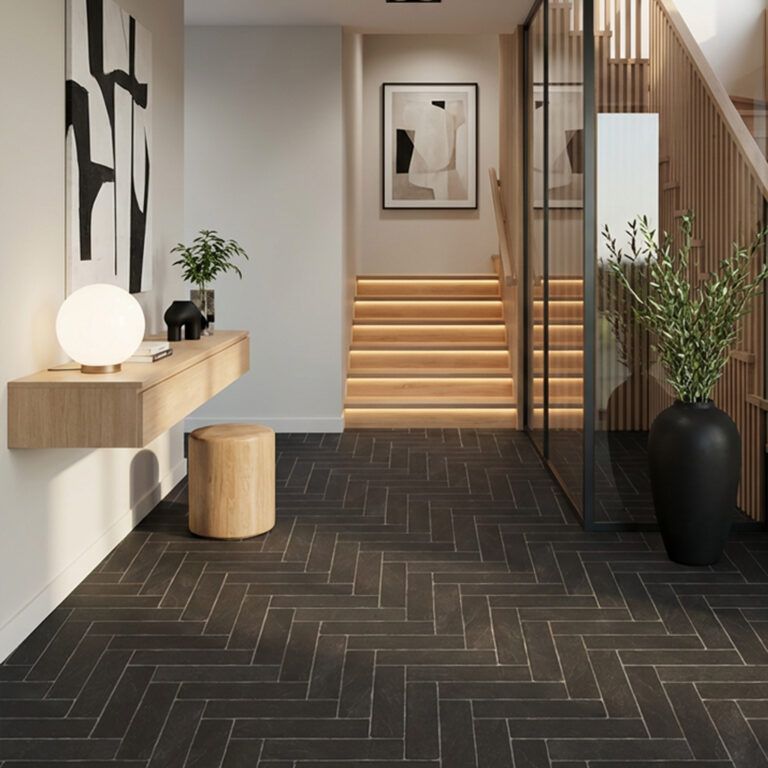 Faus STONE EFFECTS S180130 PARQUET STONE NEGRO