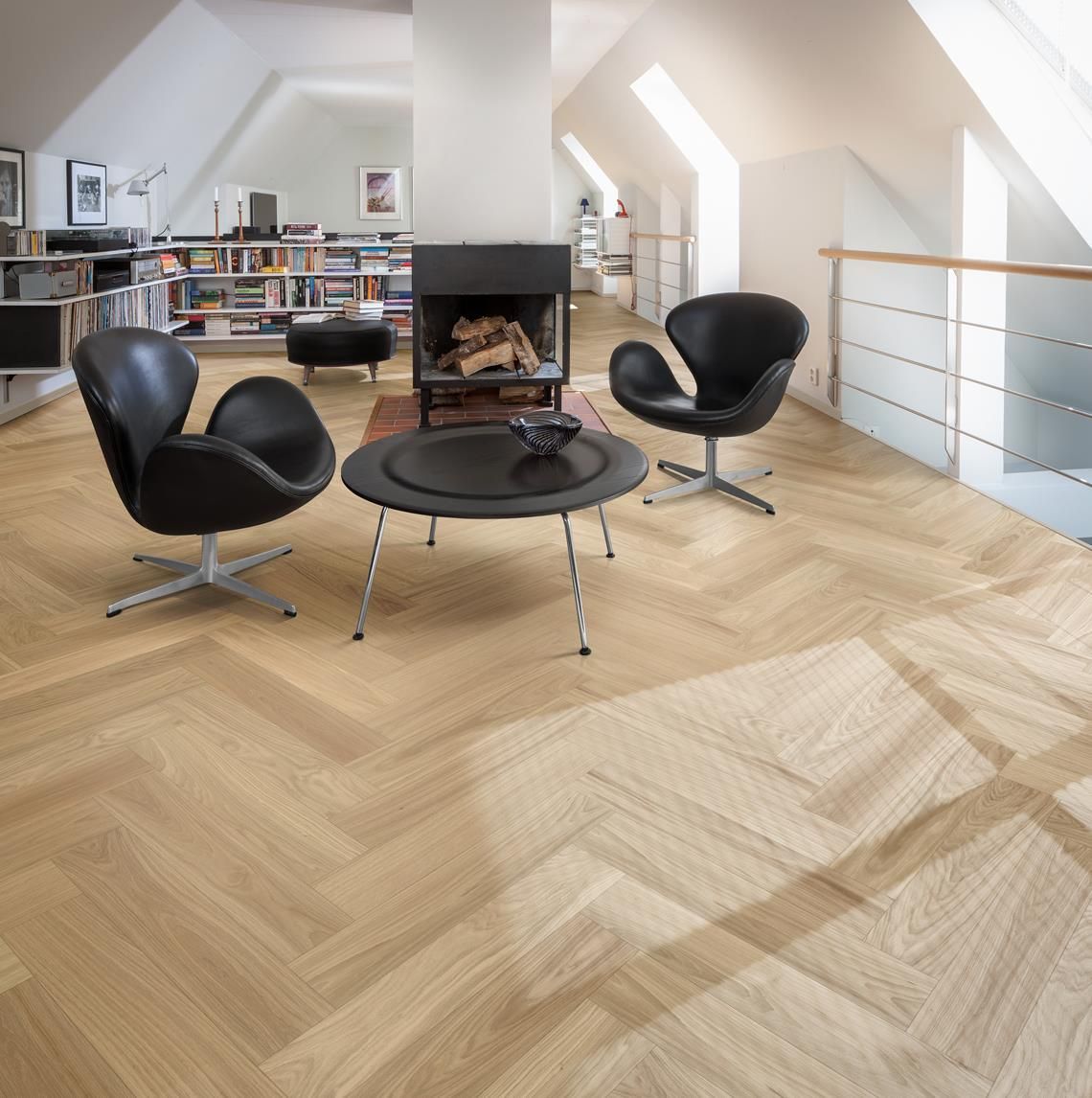 KÄHRS COLECCIÓN MASTER ESPIGA ROBLE AB DIM WHITE