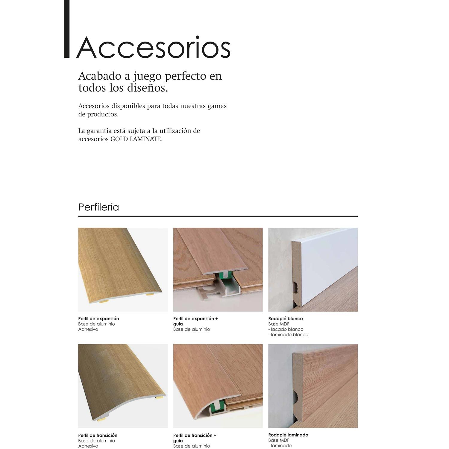 Cuadro comparativo de rollos de base para pisos con datos de rendimiento.