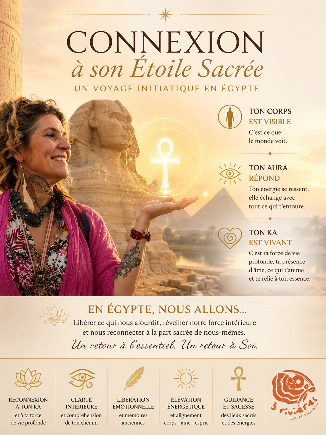 Affiche française pour « Stage Tambour Chamanique » 