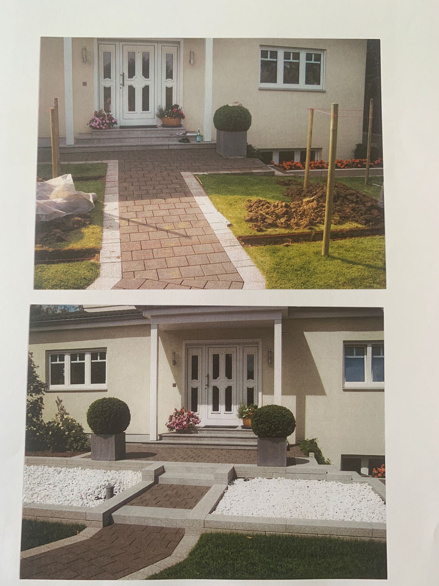 Referenzbild von Detlef Buchartz - Baustelle vorher und nachher