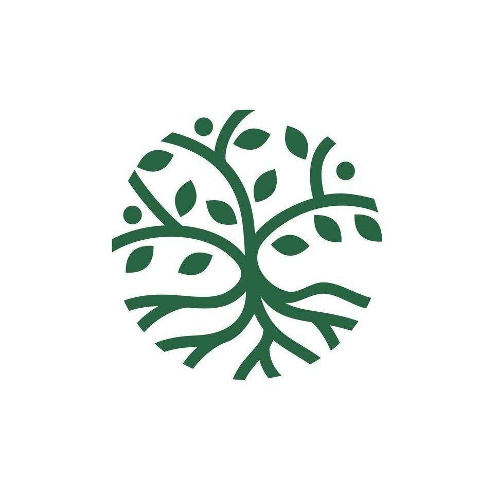 Logo graphique d'arbres