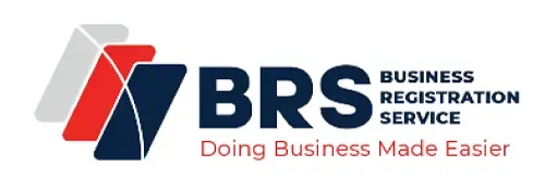 A logo for brs business registration service doing business made easier