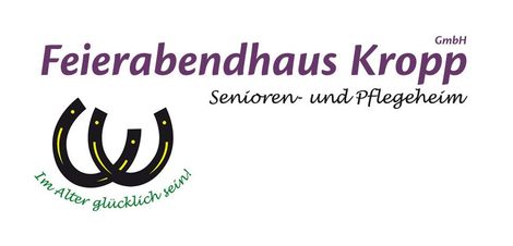 Ein Logo für eine Firma namens Feierabendhaus Kropp