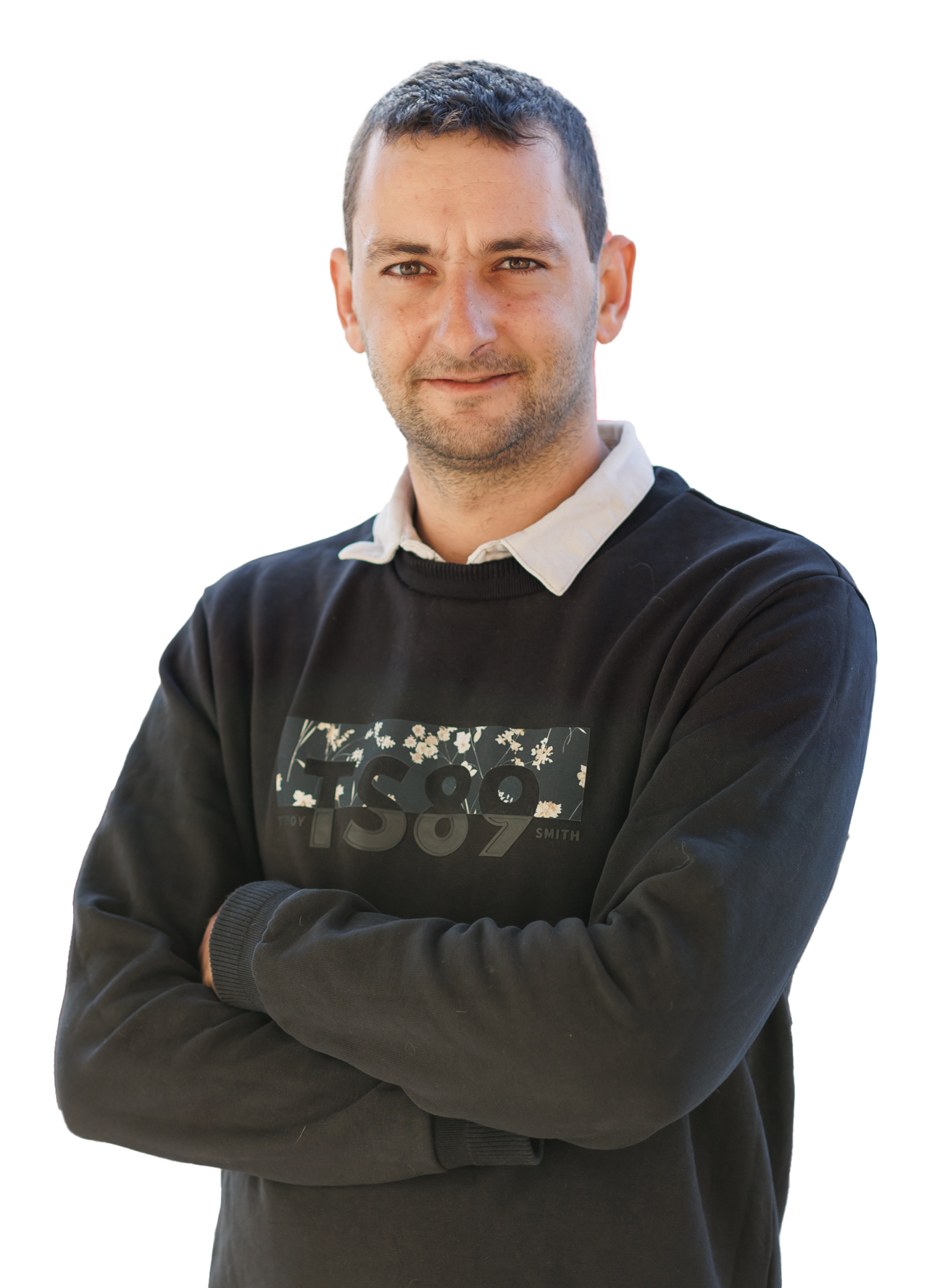 Cédric Serre qui croise les bras