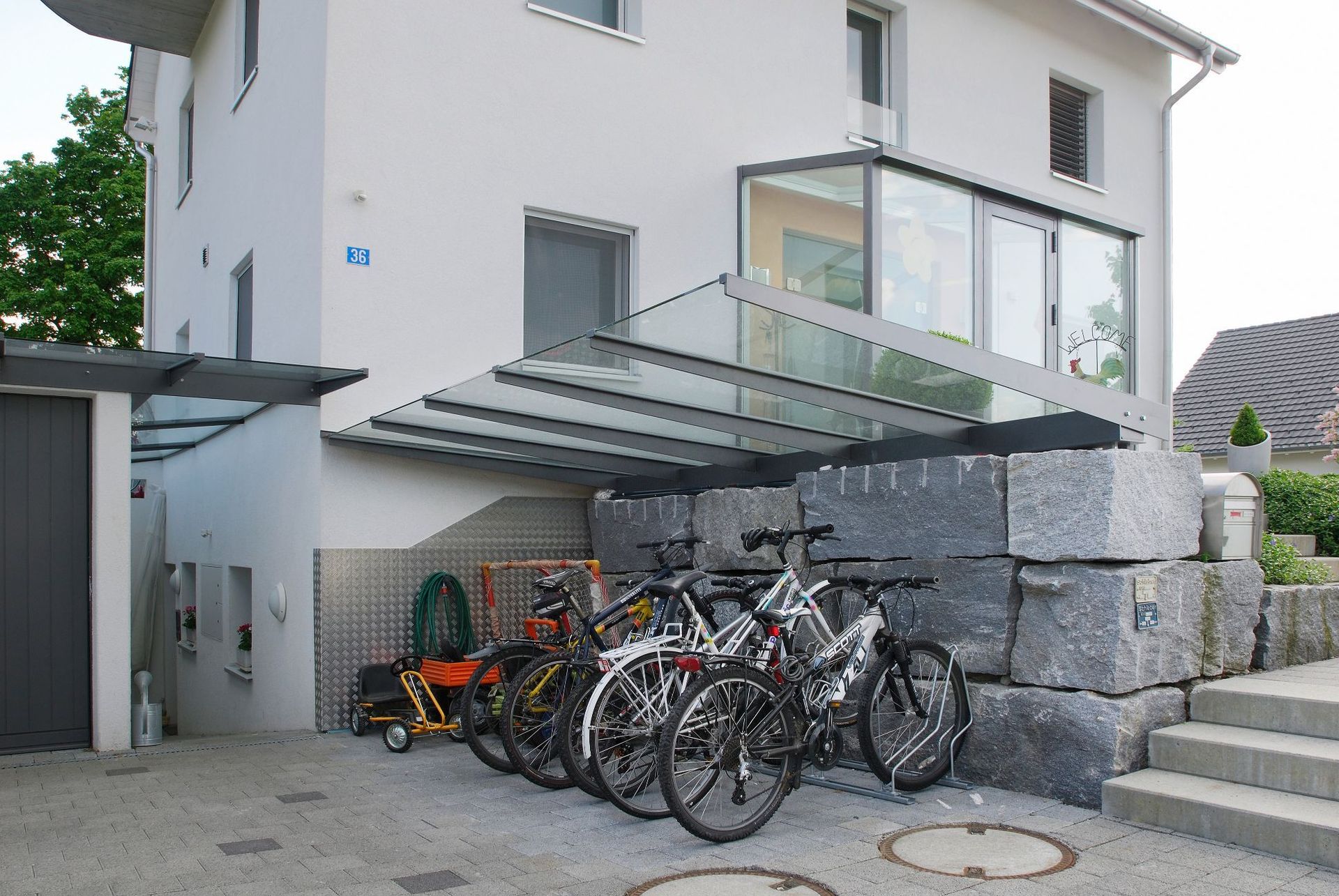 Glasvordach - Glas Schneller GmbH - Rüti