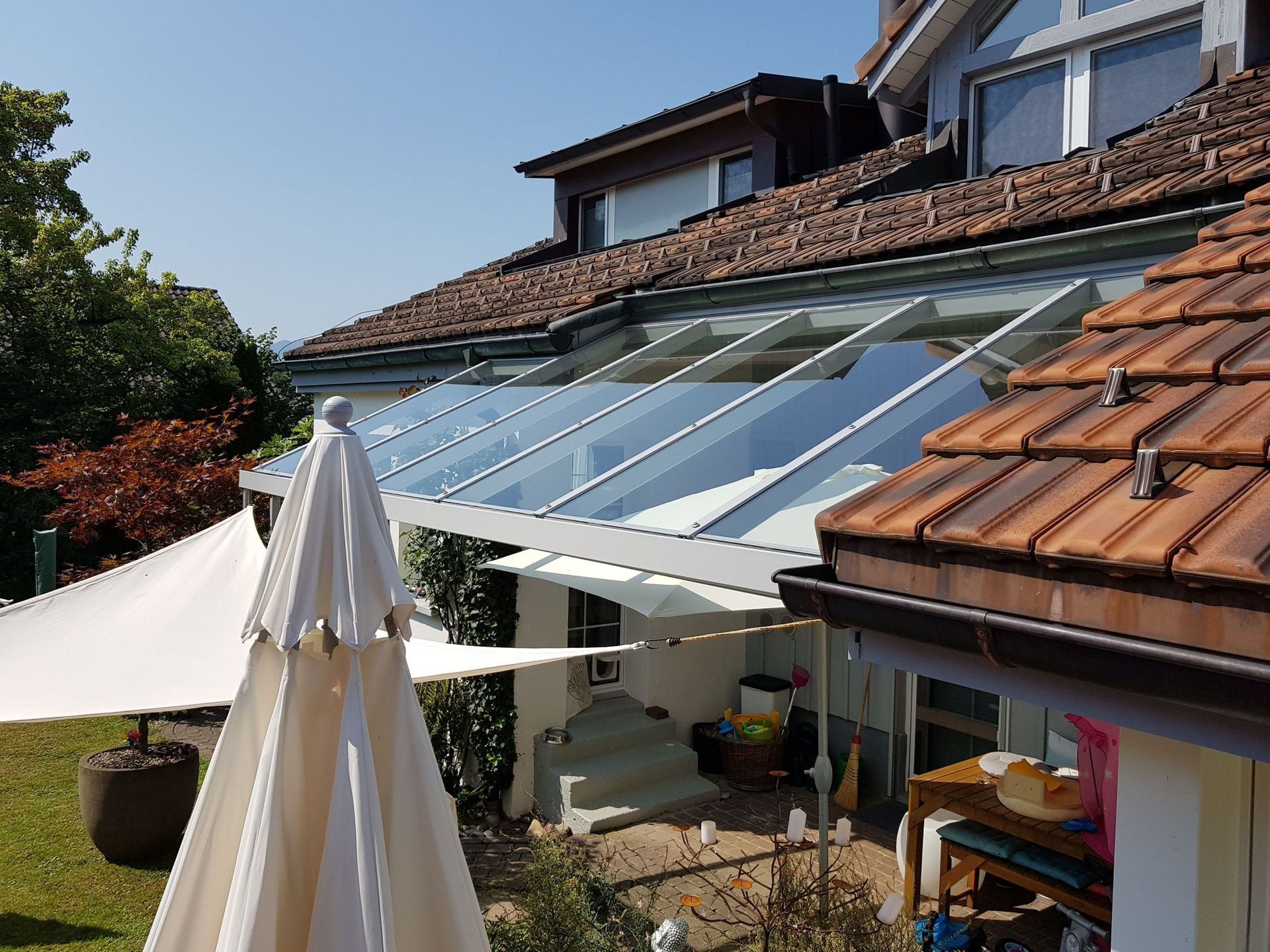 Glasvordach - Glas Schneller GmbH - Rüti