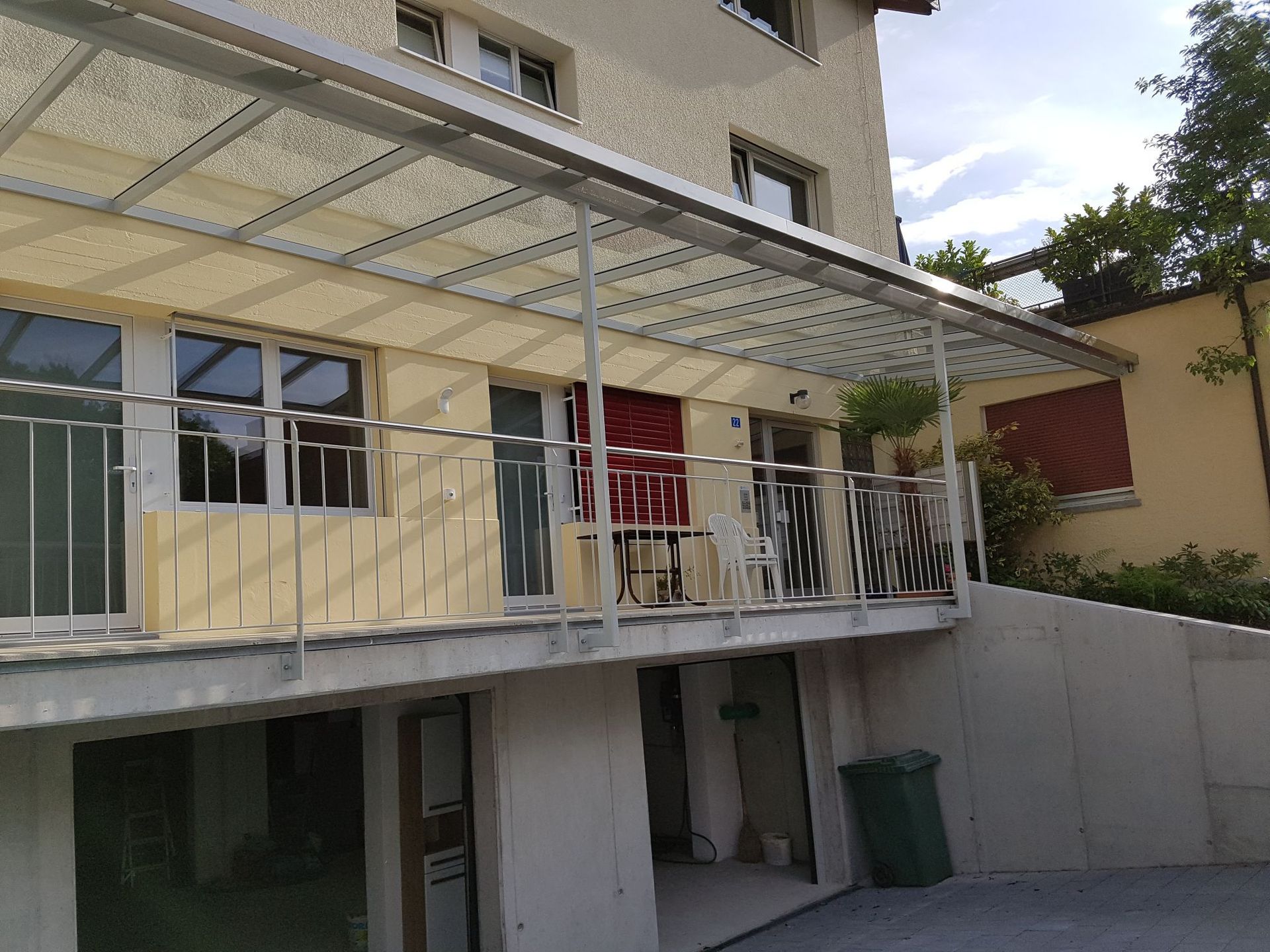 Glasvordach - Glas Schneller GmbH - Rüti