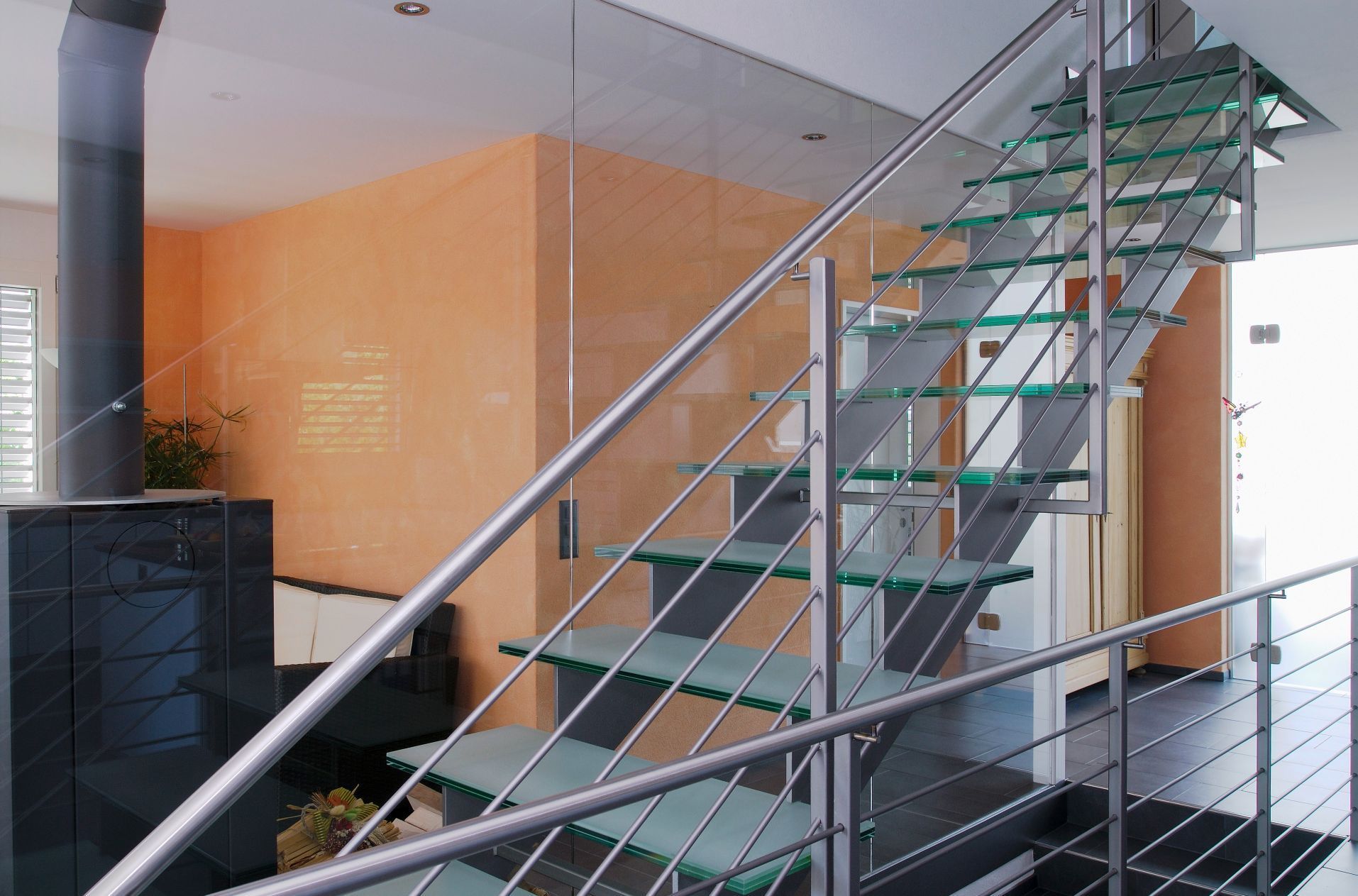 Metalltreppe - Glas Schneller GmbH - Rüti