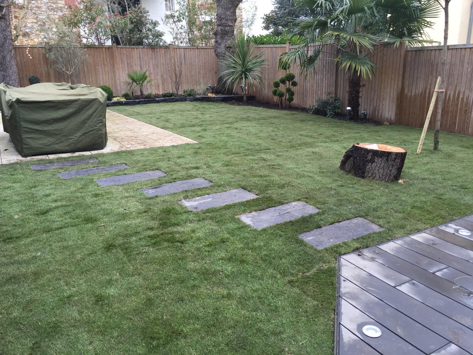 Création d'un chemin en pavés