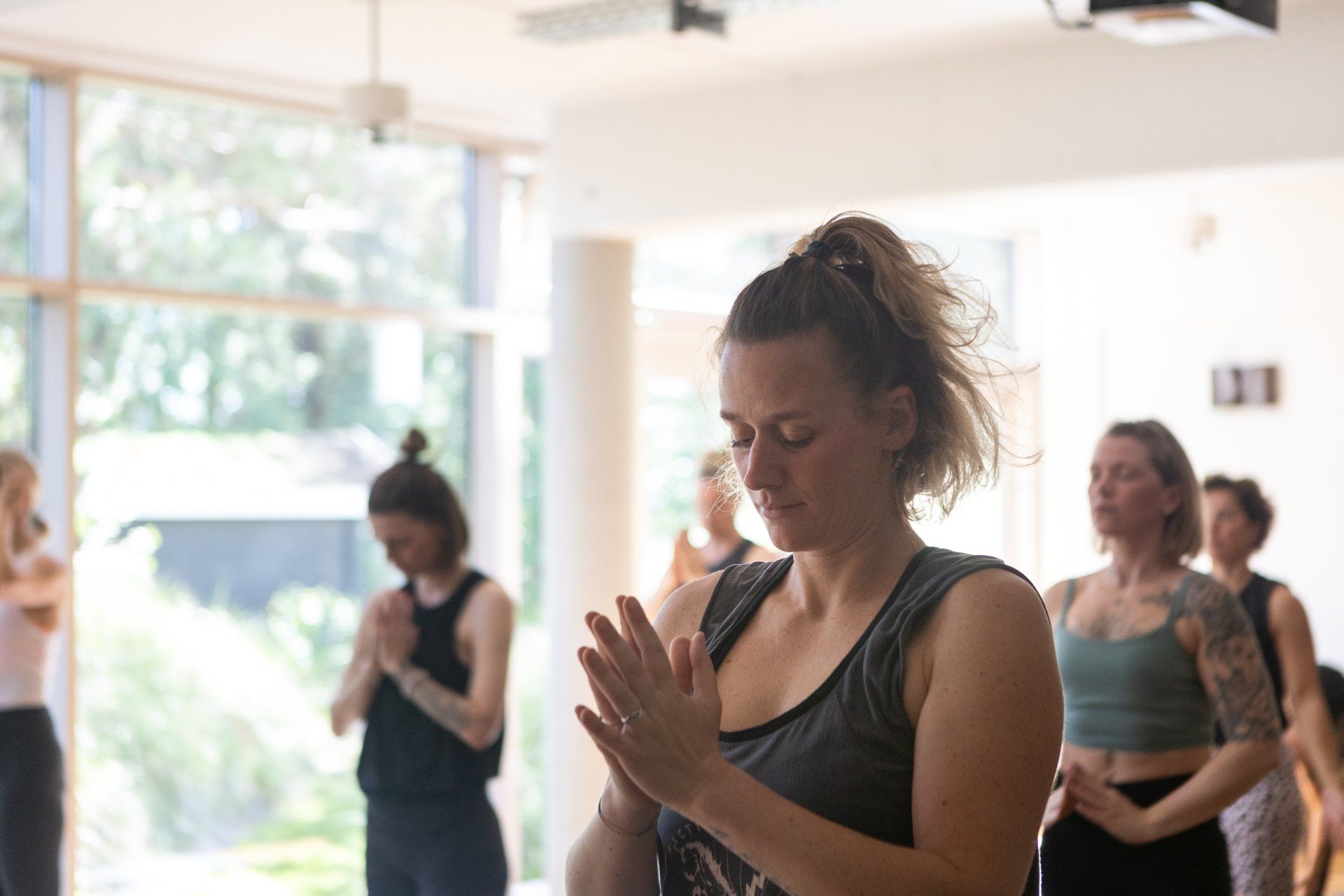 Yoga Klasse im Kubatzki