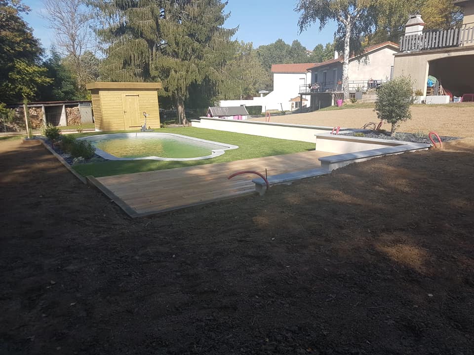 travaux d'aménagement paysager