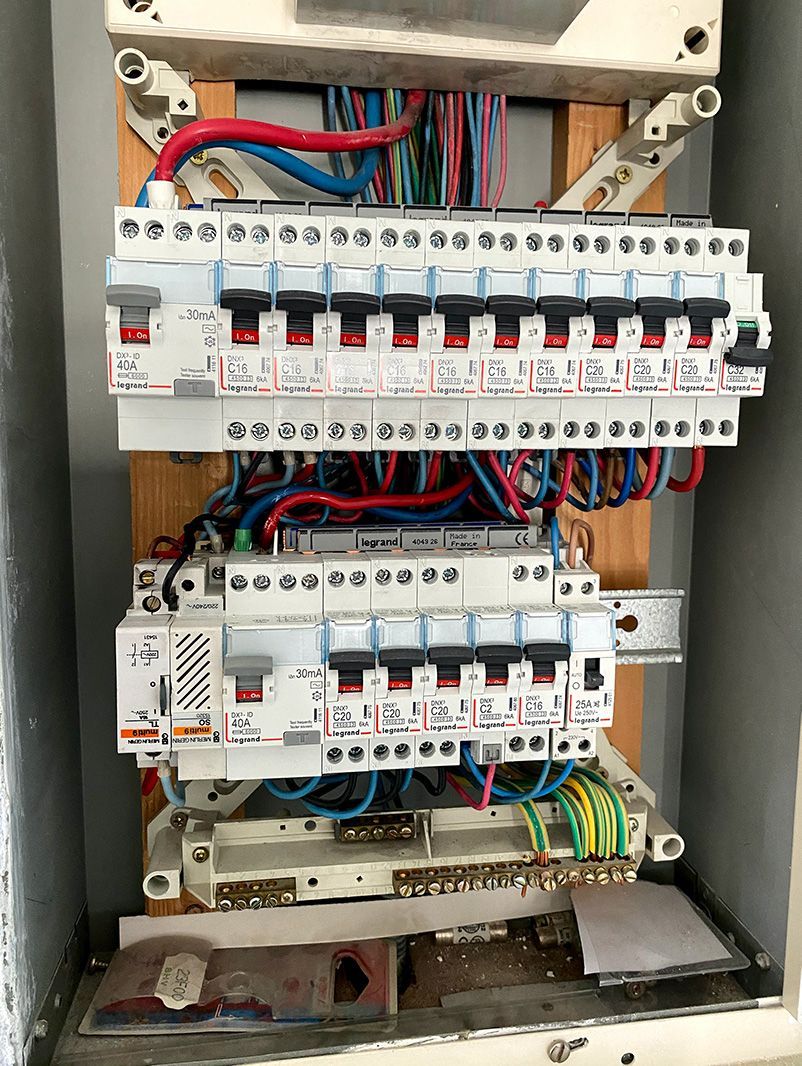 Un tableau électrique