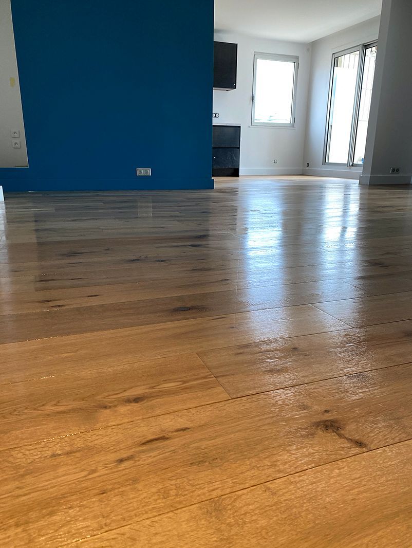 Gros plan sur un parquet