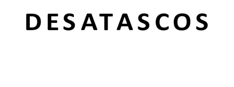 La palabra desatascos está escrita en negro sobre fondo blanco.