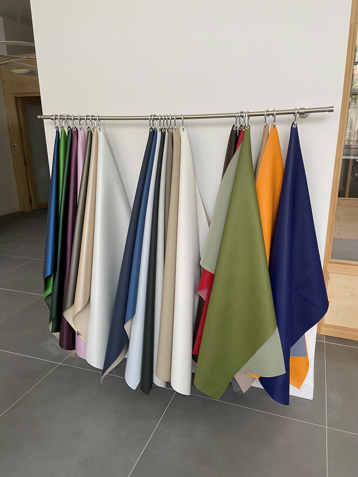 Tissus de différentes couleur