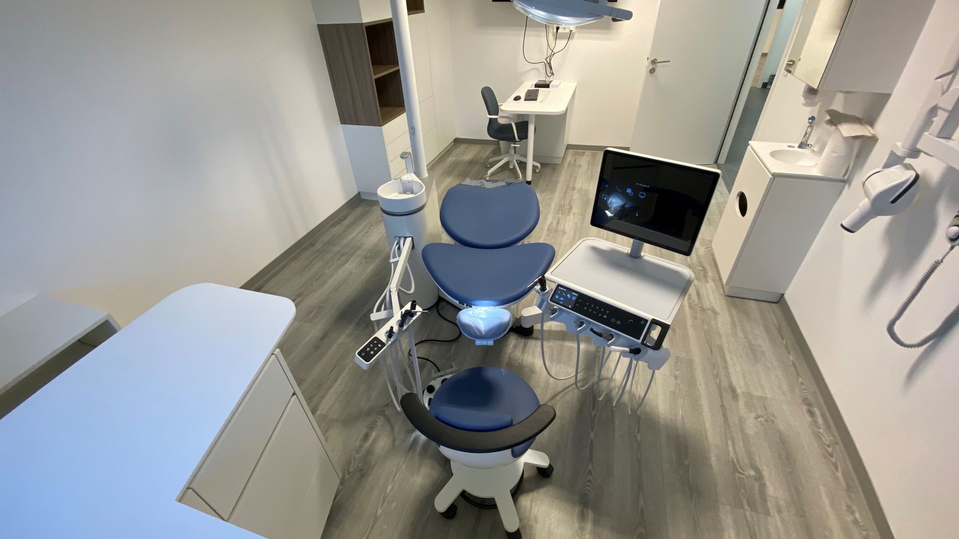 Plan de travail d'un cabinet dentaire