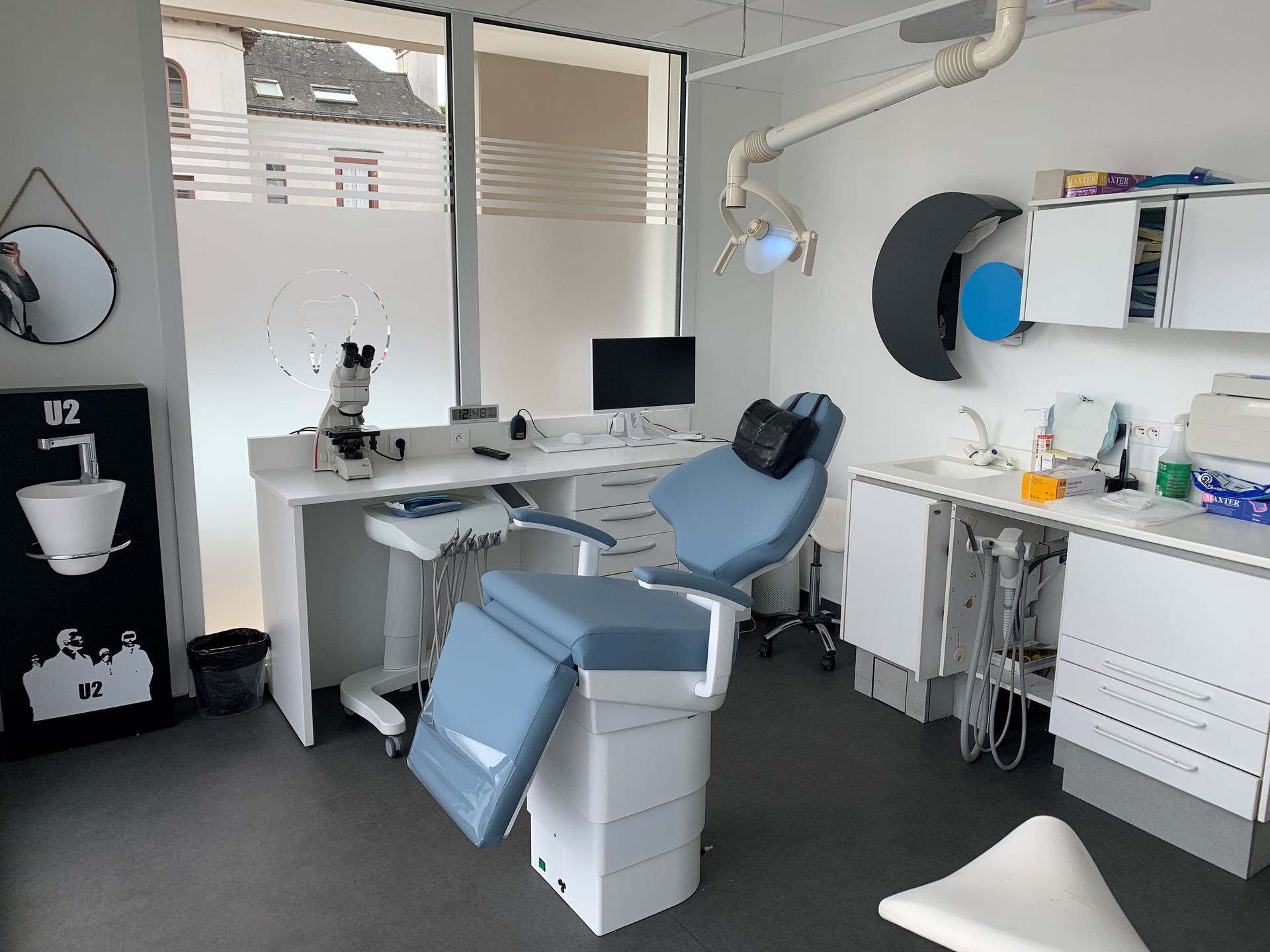 Plan de travail d'un cabinet dentaire