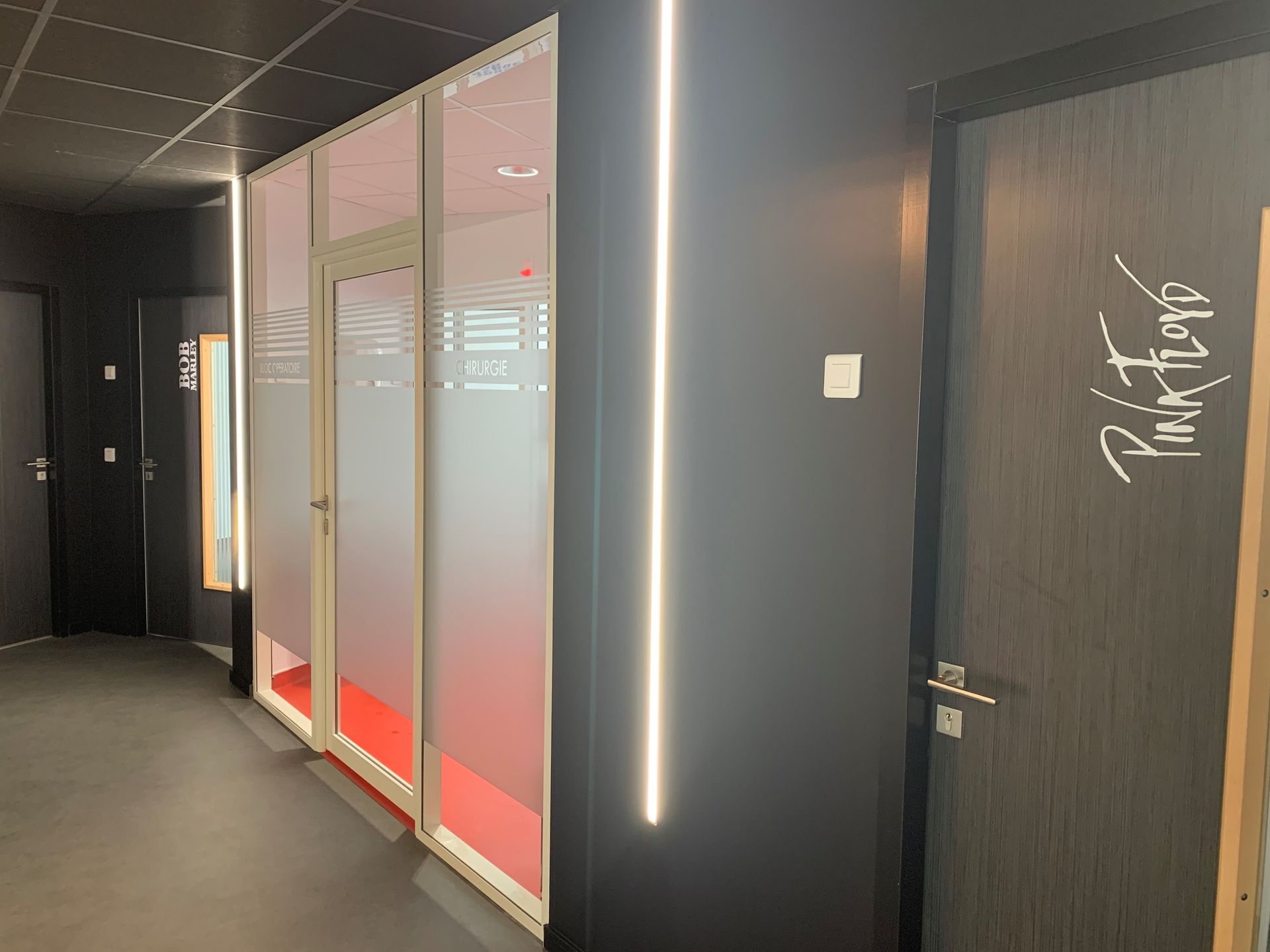 Plan de travail d'un cabinet dentaire