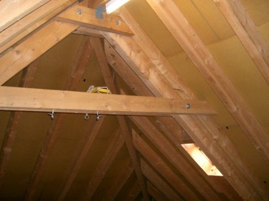 Dachgeschoss vorher - M. Baumgartner Holzbau - Wuppenau