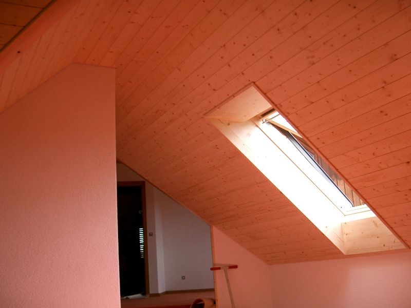 Dachgeschoss nachher - M. Baumgartner Holzbau - Wuppenau