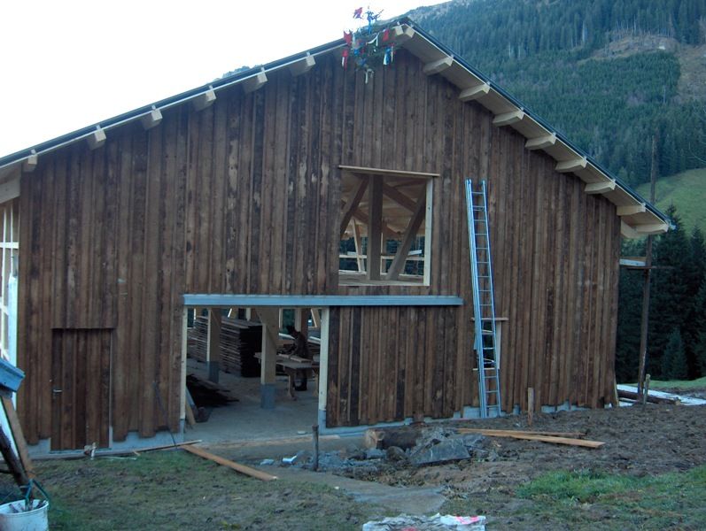 Auch ohne Kran arbeiten wir professionell