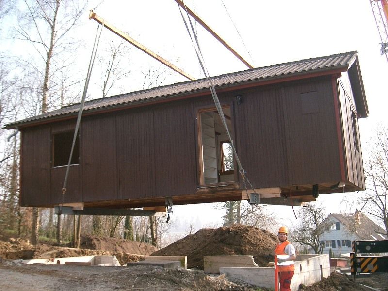 Wir versetzen Häuser! (Grundmass: 6x10m >11 to) - M. Baumgartner Holzbau - Wuppenau