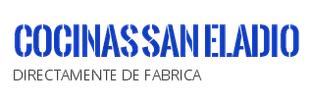 A logo for cocinas san eladio directamente de fabrica