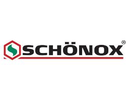 Es ist ein Logo für eine Firma namens Schönox.