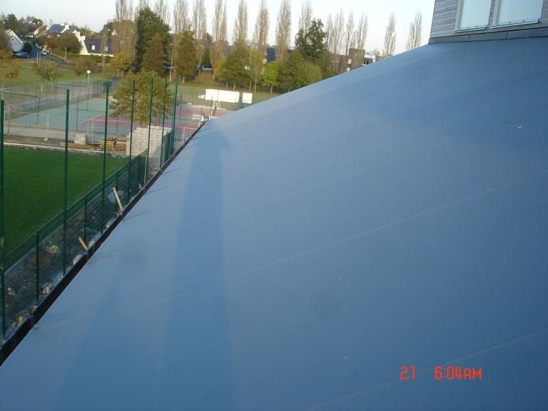 Local sportif  pour Commune de Saint Joachim - Etanchéité membrane PVC - Chantier public