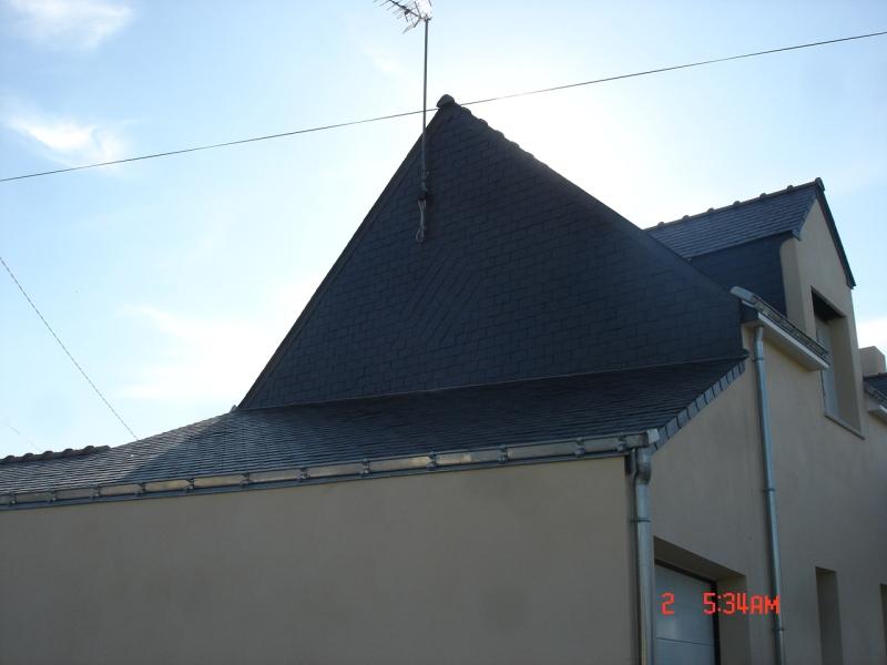 Montoir de Bretagne - Couverture et bardage pignon ardoises d'Espagne