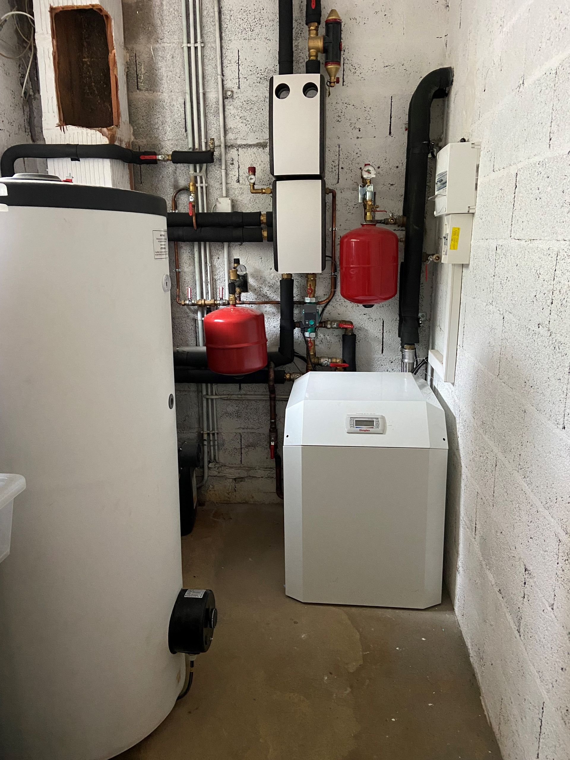 Installation dans un garage