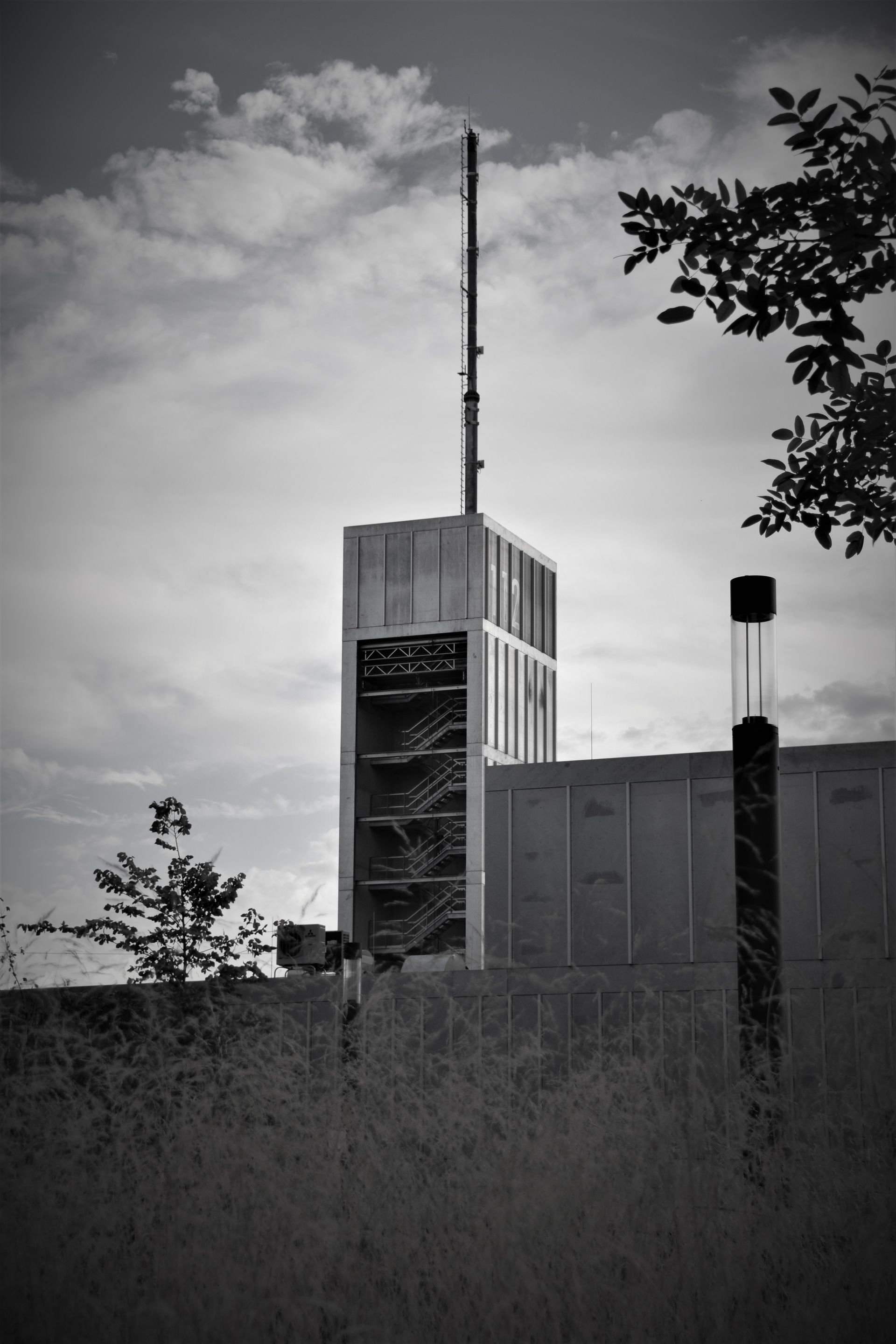 3D-Modell eines Treppenhauses