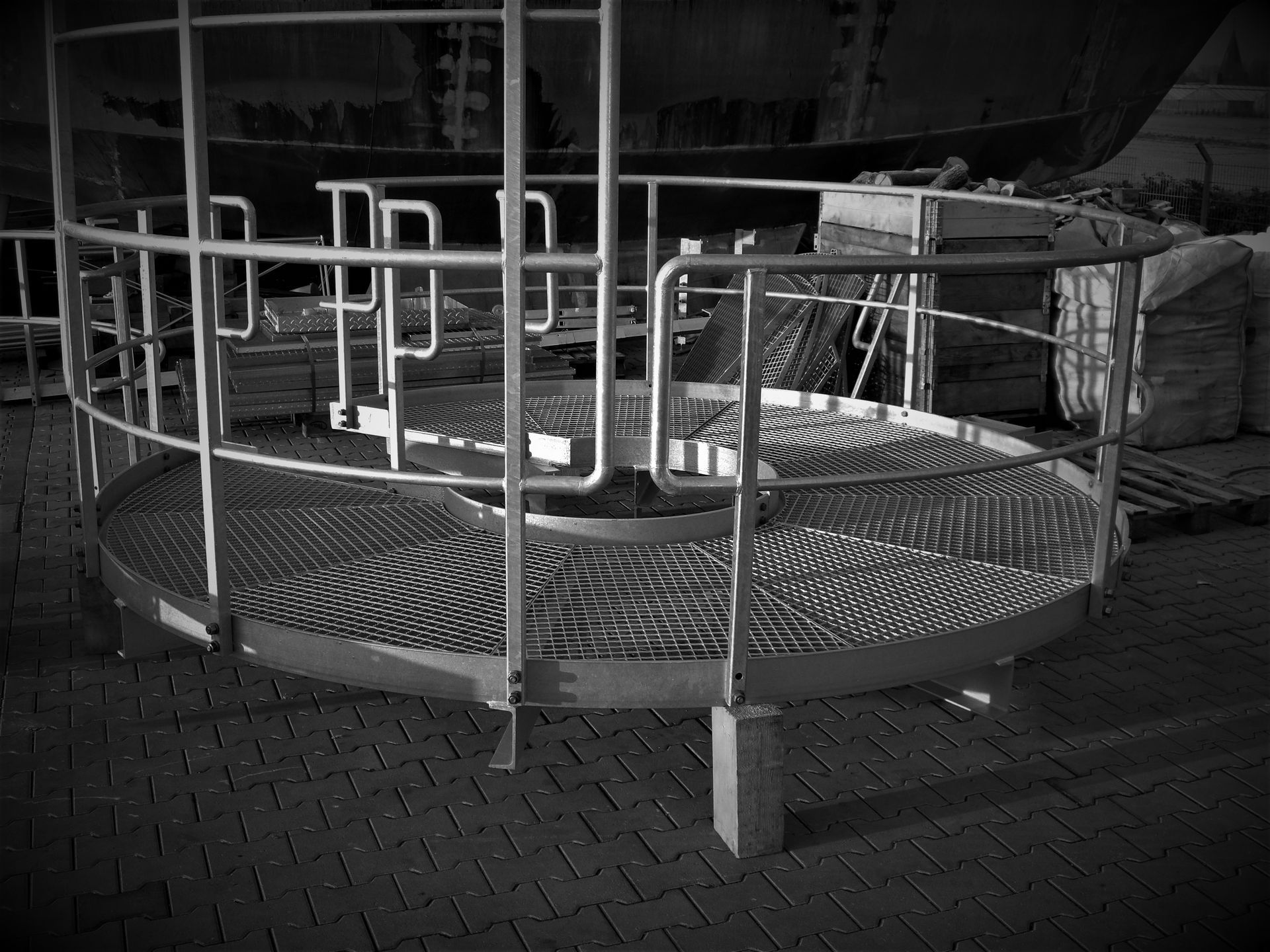 Modell einer Stahlkonstruktion