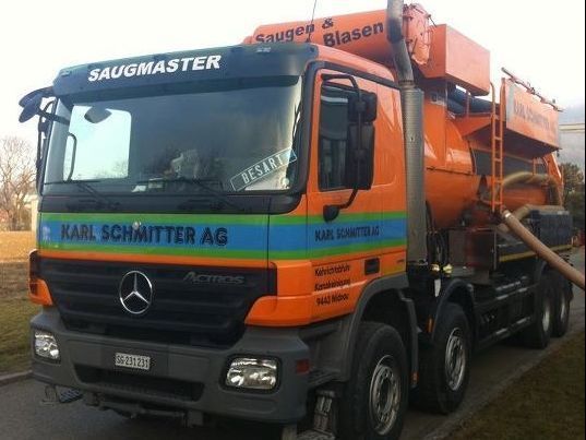 Kanalreinigung - Karl Schmitter Transporte AG - Widnau