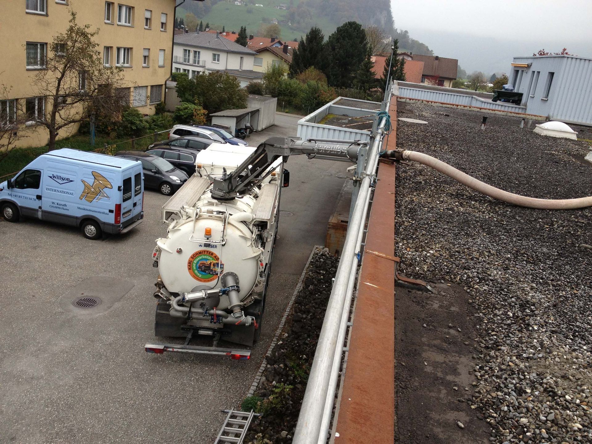 Kanalreinigung - Karl Schmitter Transporte AG - Widnau