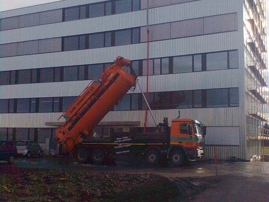 Kanalreinigung - Karl Schmitter Transporte AG - Widnau